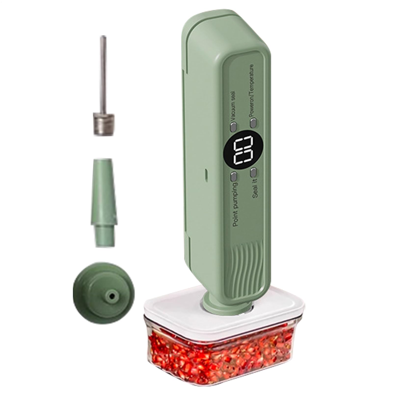Amazon.co.jp: 食品用真空シーラー - 1200mAh 充電式エアシール